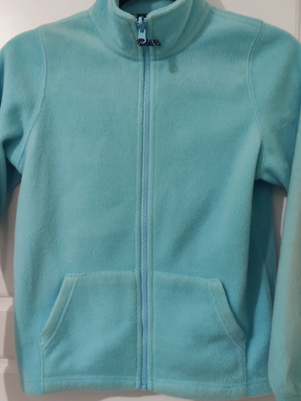 The Children's Place Light Aqua Blue Fleece Jacket